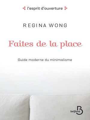 cover image of Faites de la place